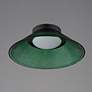 4_ET2 Jensen 12" Wide Black/Green Wall Sconce more views