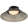 1_ET2 Jensen 12" Wide Black/Smoke Wall Sconce