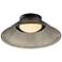 ET2 Jensen 12" Wide Black/Smoke Wall Sconce
