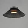3_ET2 Jensen 12" Wide Black/Smoke Wall Sconce more views
