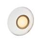 2_ET2 Jensen 12" Wide Satin Brass/Clear Ribbed Wall Sconce more views