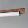 6_ET2 Joist 45 1/4" Wide Black Natural Wood LED Linear Pendant more views
