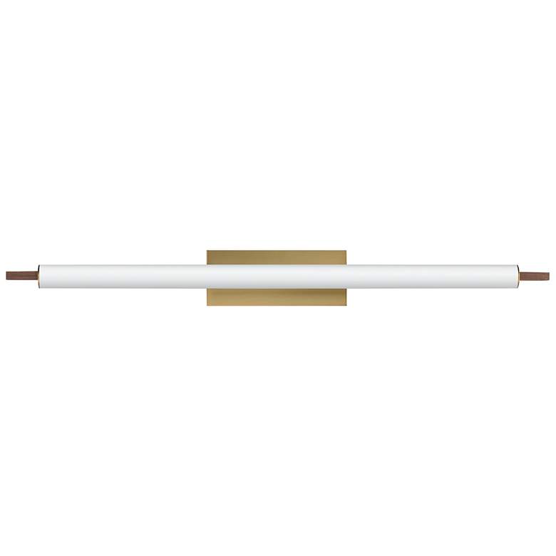 Image 1 ET2 Joist 45" Whit Alabaster/Natural Aged BrassLED Surface Mount