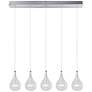 Thumbnail2 of ET2 Larmes 34" Wide Modern 5-Light Linear Pendant Chandelier
