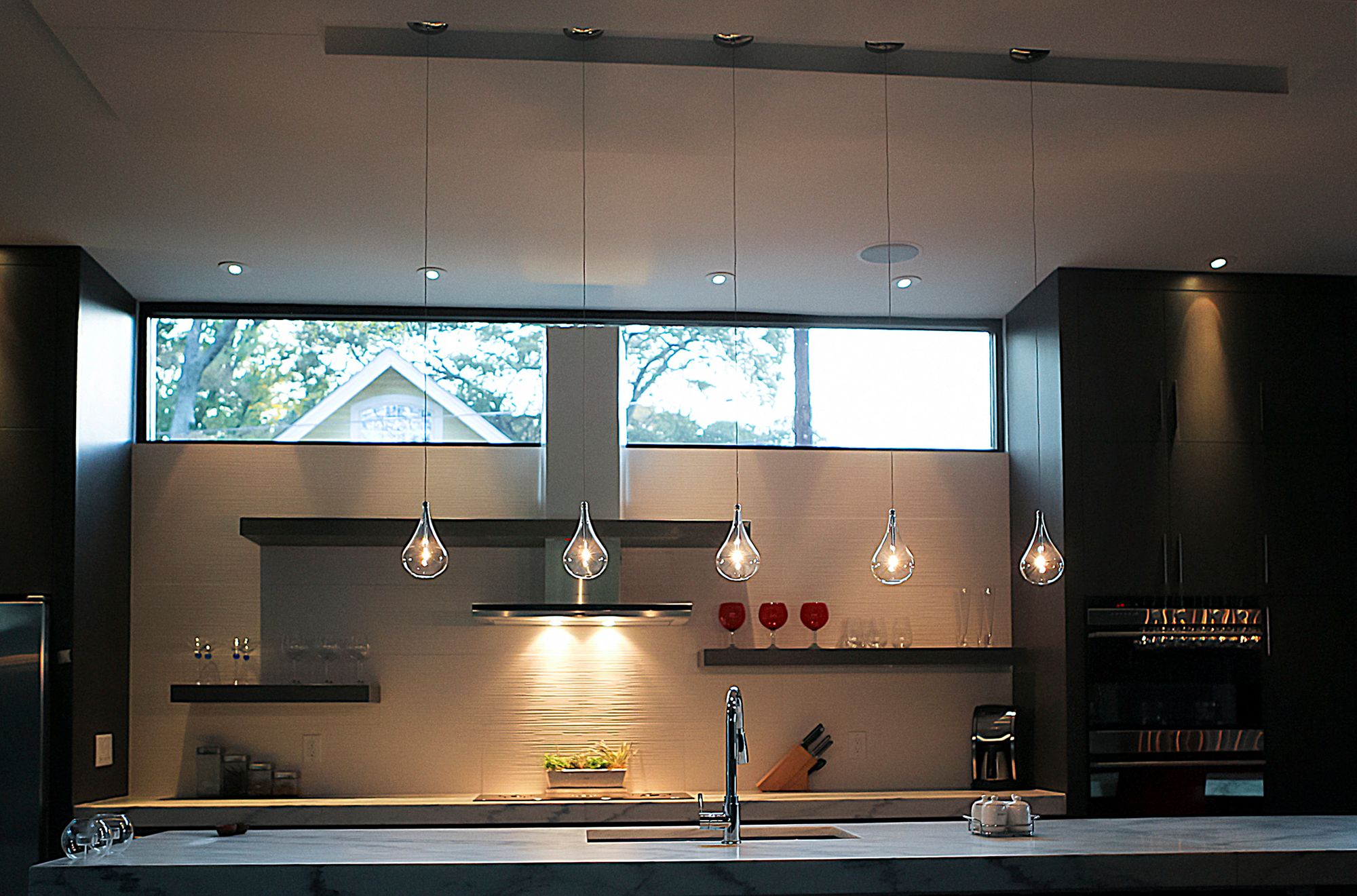 Image 4 ET2 Larmes 4 1/2" Wide Polished Chrome Mini Pendant Light more views