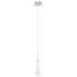 ET2 Larmes 4 3/4" Wide Polished Chrome LED Mini Pendant