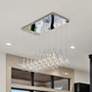 2_ET2 Larmes 51 1/2" LED 24-Light Modern Glass Linear Pendant