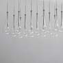 4_ET2 Larmes 51 1/2" LED 24-Light Modern Glass Linear Pendant more views