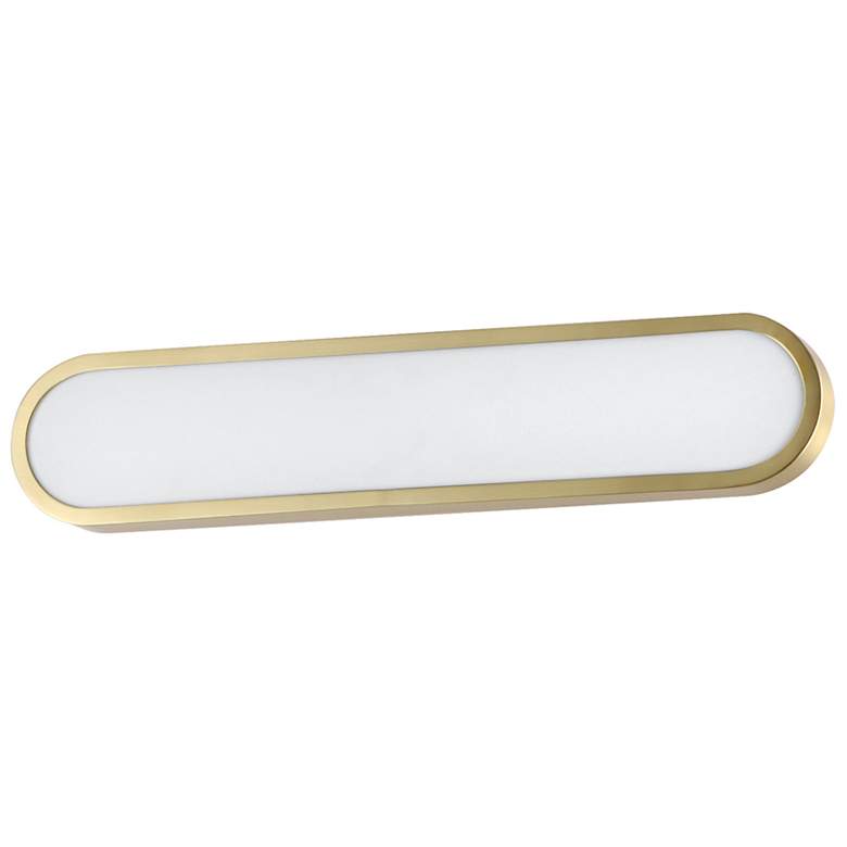 Image 1 ET2 Latitude 24" Wide Gold LED Vanity Bath Light