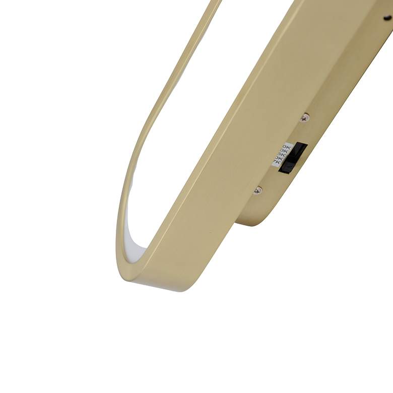 Image 4 ET2 Latitude 24" Wide Gold LED Vanity Bath Light more views