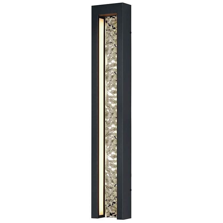 Image 2 ET2 Liquid 30" High Black LED Outdoor Wall Light