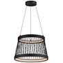 1_ET2 Loom 20" Black LED Pendant