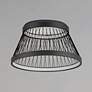 4_ET2 Loom 23" Black LED Flush Mount more views