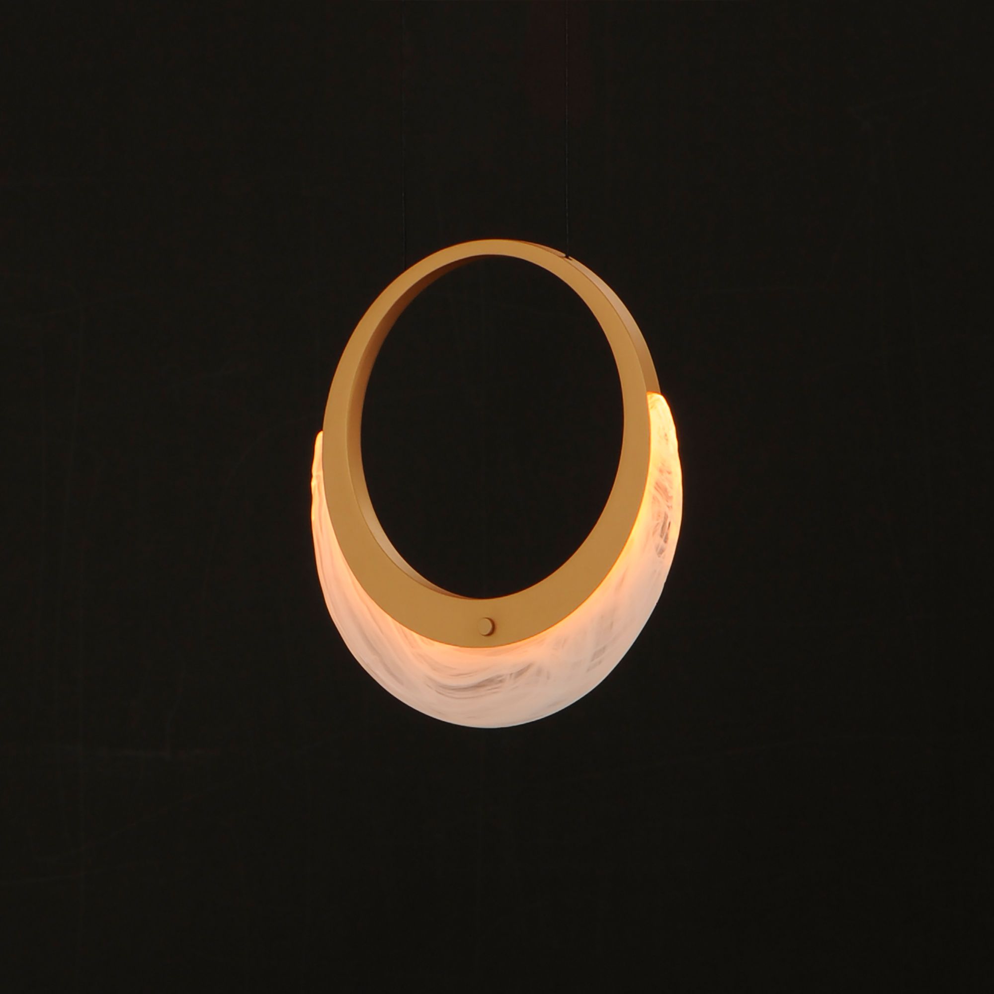 Image 6 ET2 Lyra 9 1/2" High Gold 1-Light LED Pendant more views