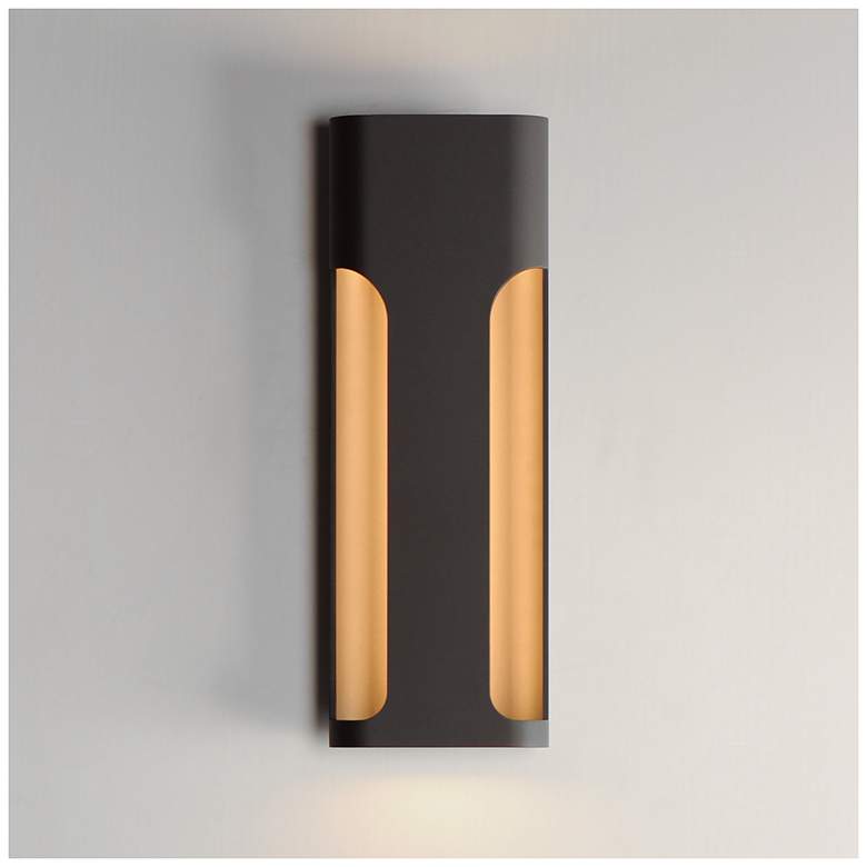 Image 3 ET2 Maglev 18" Architectural Bronze LED Outdoor Wall Lamp more views