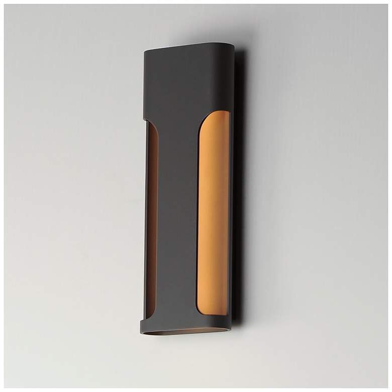 Image 5 ET2 Maglev 18" Architectural Bronze LED Outdoor Wall Lamp more views