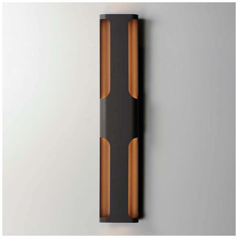 Image 3 ET2 Maglev 33" Architectural Bronze LED Outdoor Wall Sconce more views