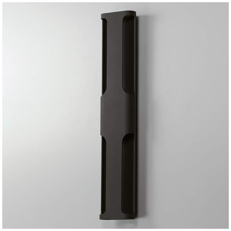 Image 4 ET2 Maglev 33" Architectural Bronze LED Outdoor Wall Sconce more views