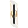 1_ET2 Manta 16 1/2" High Black ADA LED Wall Sconce