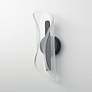 4_ET2 Manta 16 1/2" High Black ADA LED Wall Sconce more views