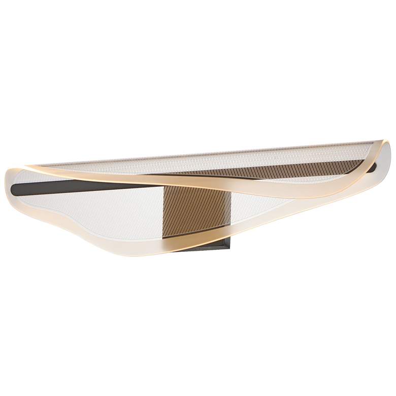 Image 1 ET2 Manta 30" Wide Black LED Bath Vanity