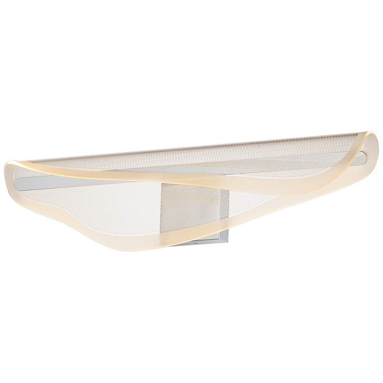 Image 1 ET2 Manta 30" Wide Polished Chrome LED Bath Vanity