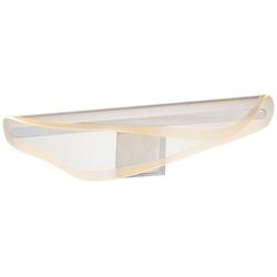 ET2 Manta 30" Wide Polished Chrome LED Bath Vanity