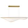 1_ET2 Manta 47" Wide Gold LED Linear Pendant