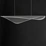 4_ET2 Manta 47" Wide Gold LED Linear Pendant more views
