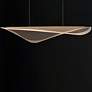 5_ET2 Manta 47" Wide Gold LED Linear Pendant more views