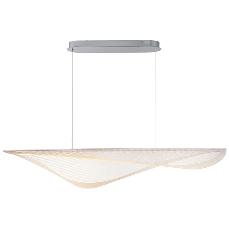 Image 1 ET2 Manta 47" Polished Chrome LED Linear Pendant