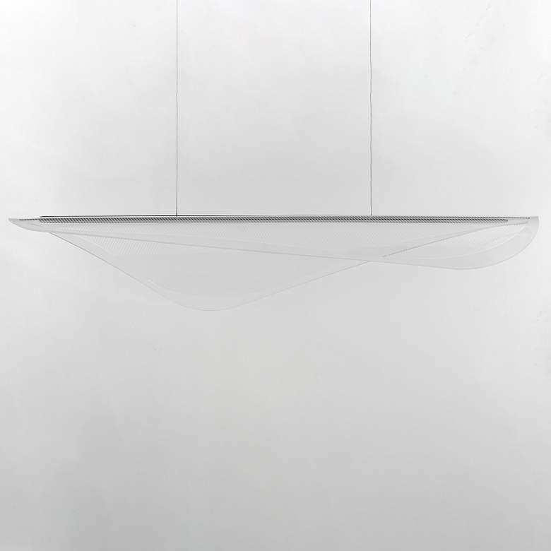 Image 2 ET2 Manta 47" Polished Chrome LED Linear Pendant more views