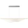 1_ET2 Manta 59" Wide Polished Chrome LED Linear Pendant