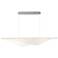 ET2 Manta 59" Wide Polished Chrome LED Linear Pendant
