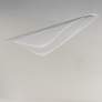 3_ET2 Manta 59" Wide Polished Chrome LED Linear Pendant more views