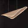 4_ET2 Manta 59" Wide Polished Chrome LED Linear Pendant more views