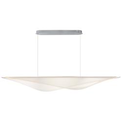 ET2 Manta 70 3/4" Wide Polished Chrome LED Linear Pendant