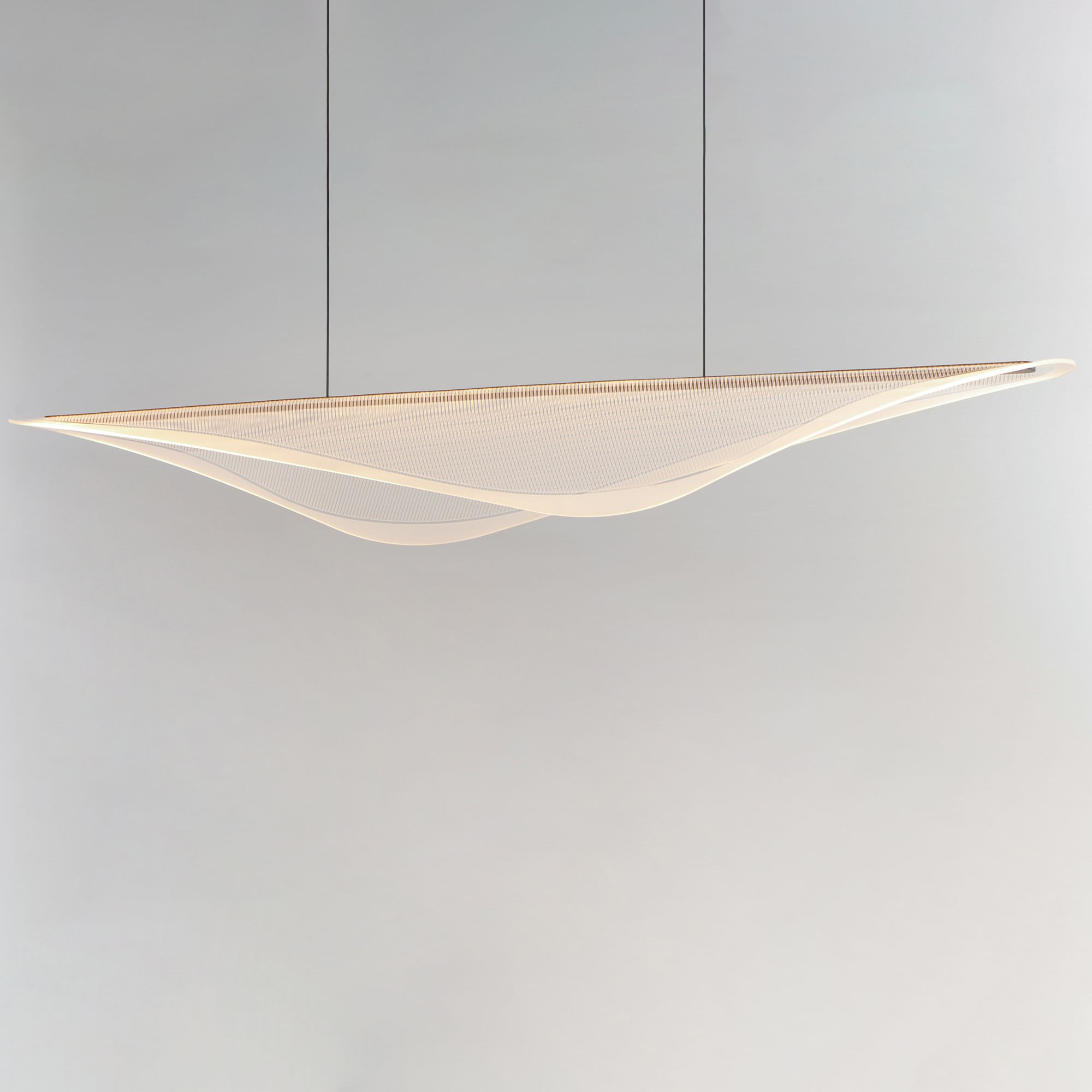 Image 3 ET2 Manta 70" Gold LED Linear Pendant more views