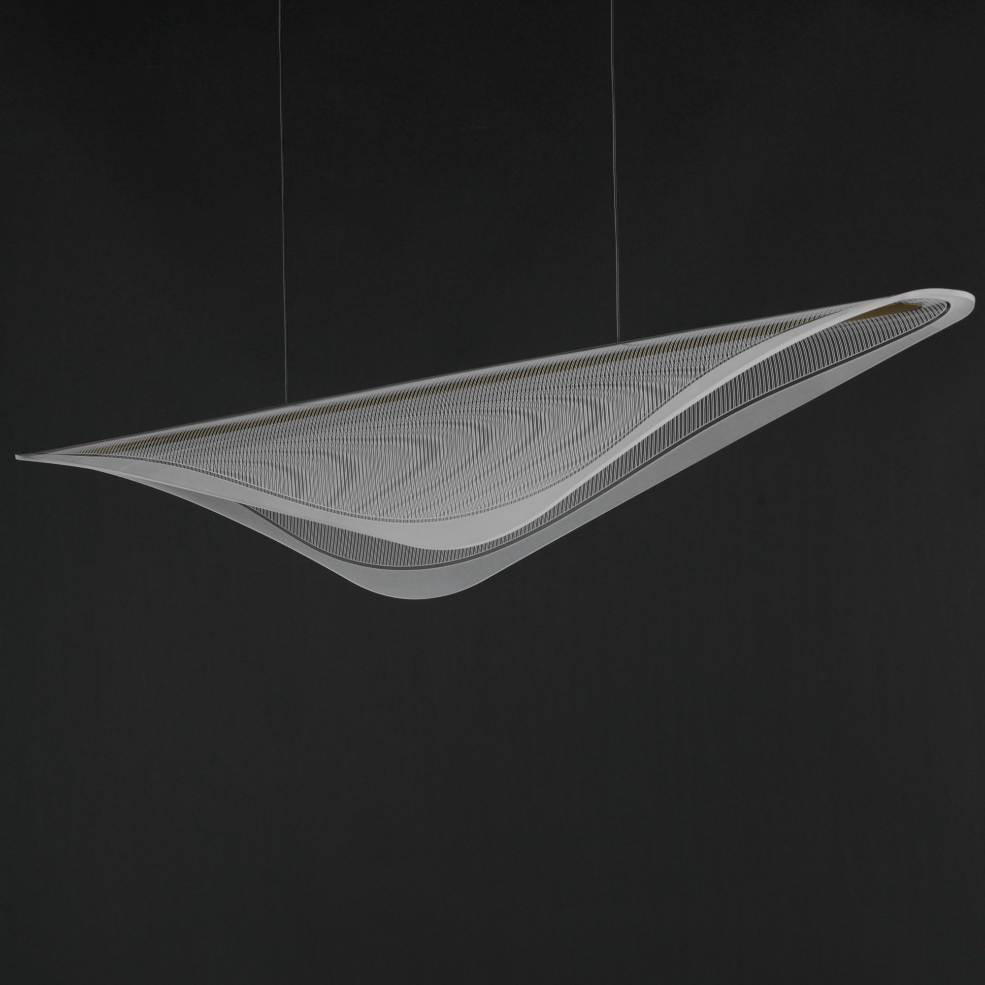 Image 4 ET2 Manta 70" Gold LED Linear Pendant more views