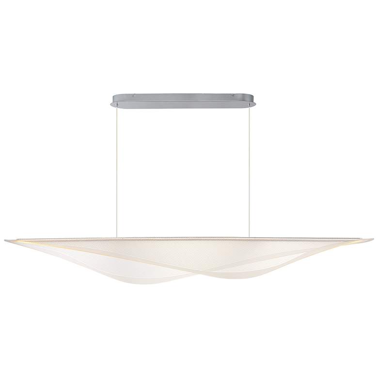 Image 1 ET2 Manta 70" Polished Chrome LED Linear Pendant