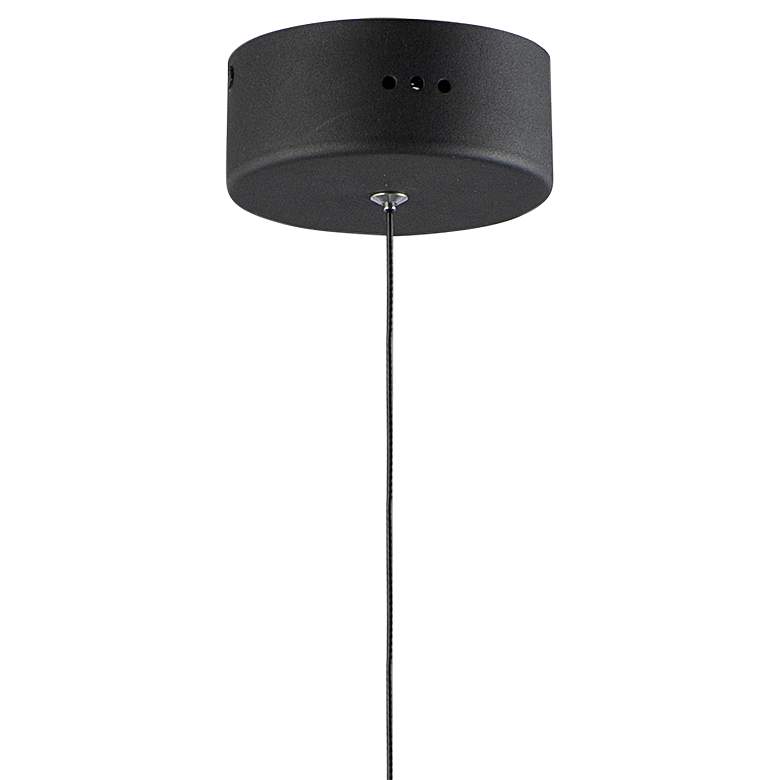 Image 4 ET2 Mermaid 4 3/4"W Black and Gold LED Mini Pendant Light more views