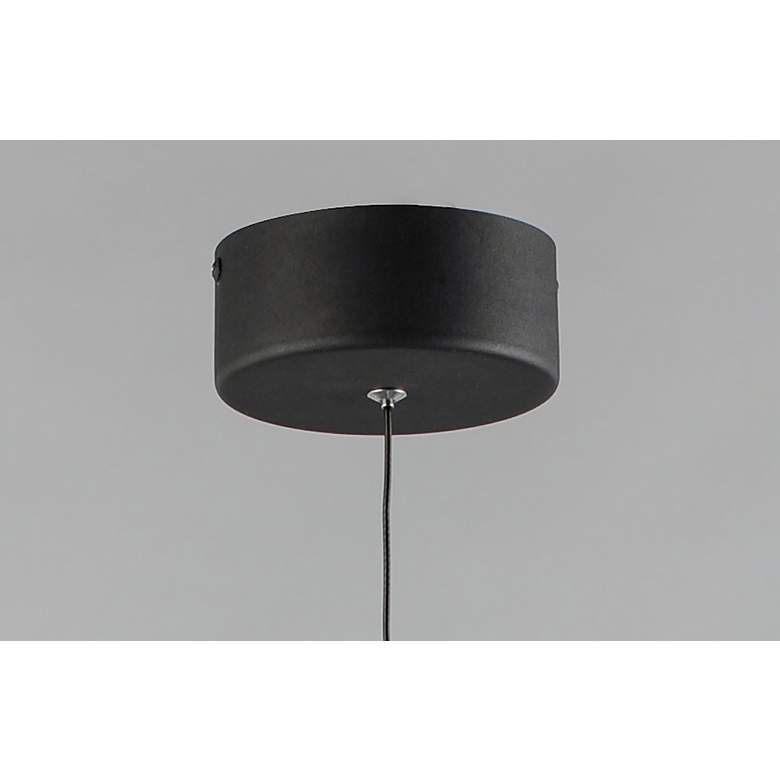 Image 5 ET2 Mermaid 4 3/4"W Black and Gold LED Mini Pendant Light more views