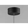 5_ET2 Mermaid 4 3/4"W Black and Gold LED Mini Pendant Light more views