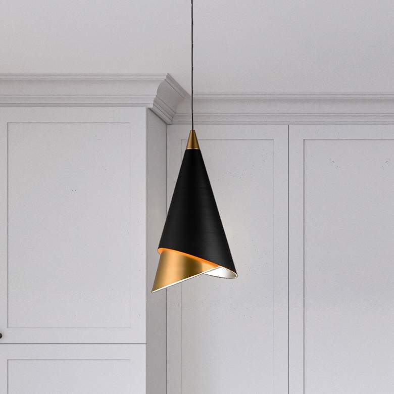 Image 1 ET2 Mermaid 8.75" Wide 1-Light LED Mini Pendant