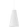 ET2 Micro 2 1/4" Wide White Cement LED Mini Pendant Light