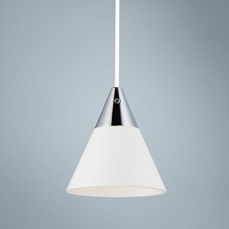Image 1 ET2 Micro 2 3/4" Wide White LED Mini Pendant Light