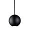 ET2 Micro 2" Wide Black Orb LED Mini Pendant Light