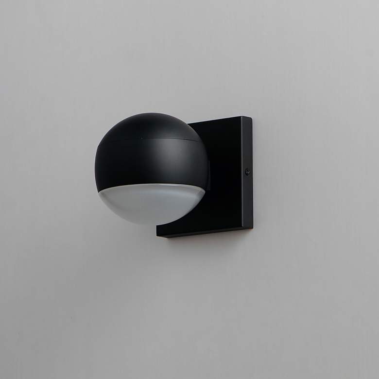 Image 5 ET2 Modular 5" High Black LED Outdoor Wall Light more views