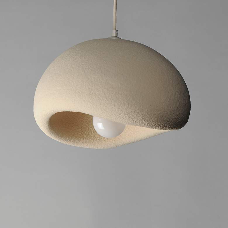 Image 3 ET2 Moeraki 15 3/4" Wide Oyster LED Pendant Light more views