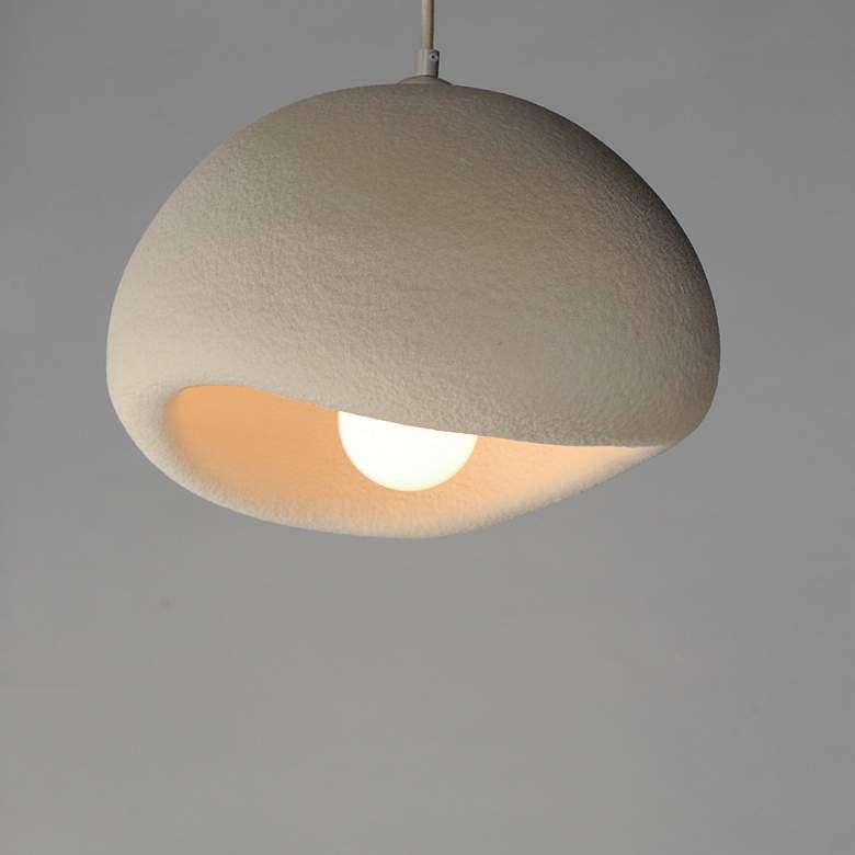 Image 4 ET2 Moeraki 15 3/4" Wide Oyster LED Pendant Light more views